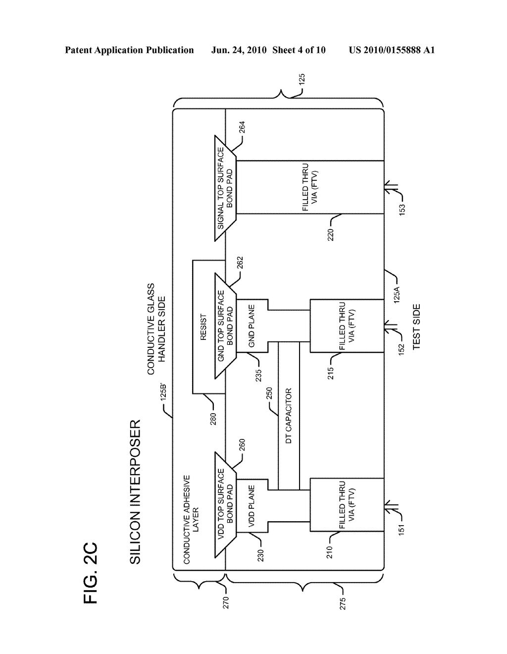 SILICON INTERPOSER TESTING FOR THREE DIMENSIONAL CHIP STACK - diagram, schematic, and image 05