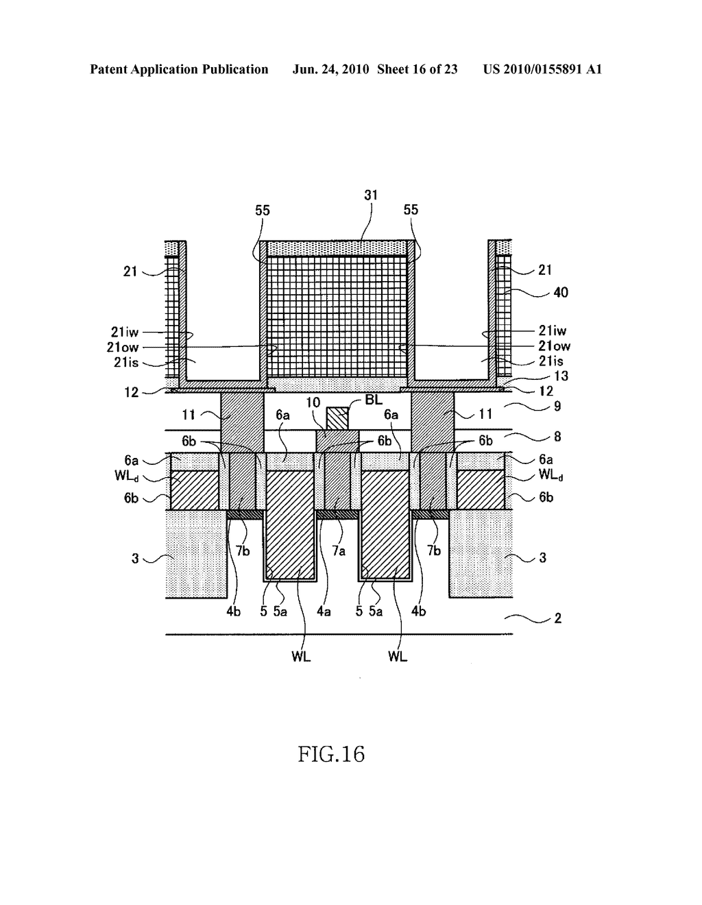 SEMICONDUCTOR DEVICE HAVING CYLINDRICAL LOWER ELECTRODE OF CAPACITOR AND MANUFACTURING METHOD THEREOF - diagram, schematic, and image 17