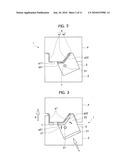 MOLDING DIE AND METHOD FOR MOLDING A MOLDED ARTICLE diagram and image