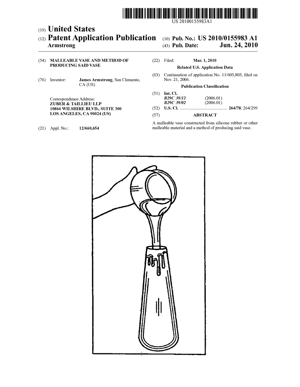 Malleable vase and method of producing said vase - diagram, schematic, and image 01