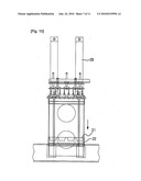 APPARATUS AND METHOD FOR FABRICATING MOLDED CONTAINER USING COMPRESSION MOLDING MACHINE diagram and image