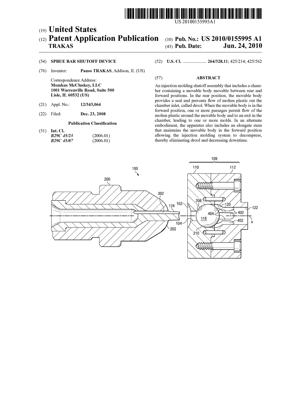 SPRUE BAR SHUTOFF DEVICE - diagram, schematic, and image 01