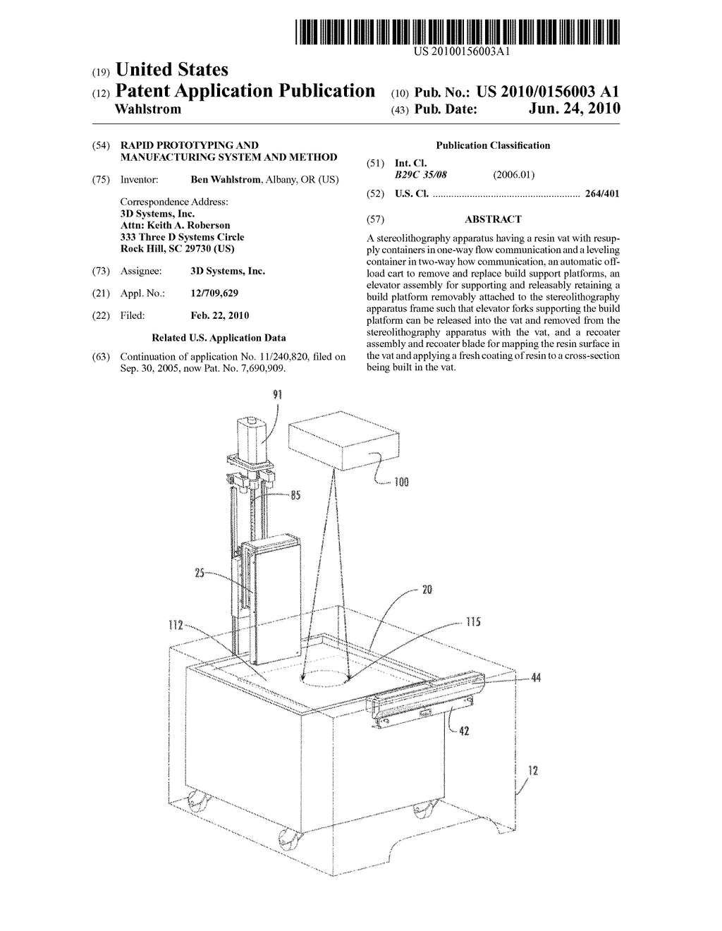  Rapid Prototyping and Manufacturing System and Method - diagram, schematic, and image 01