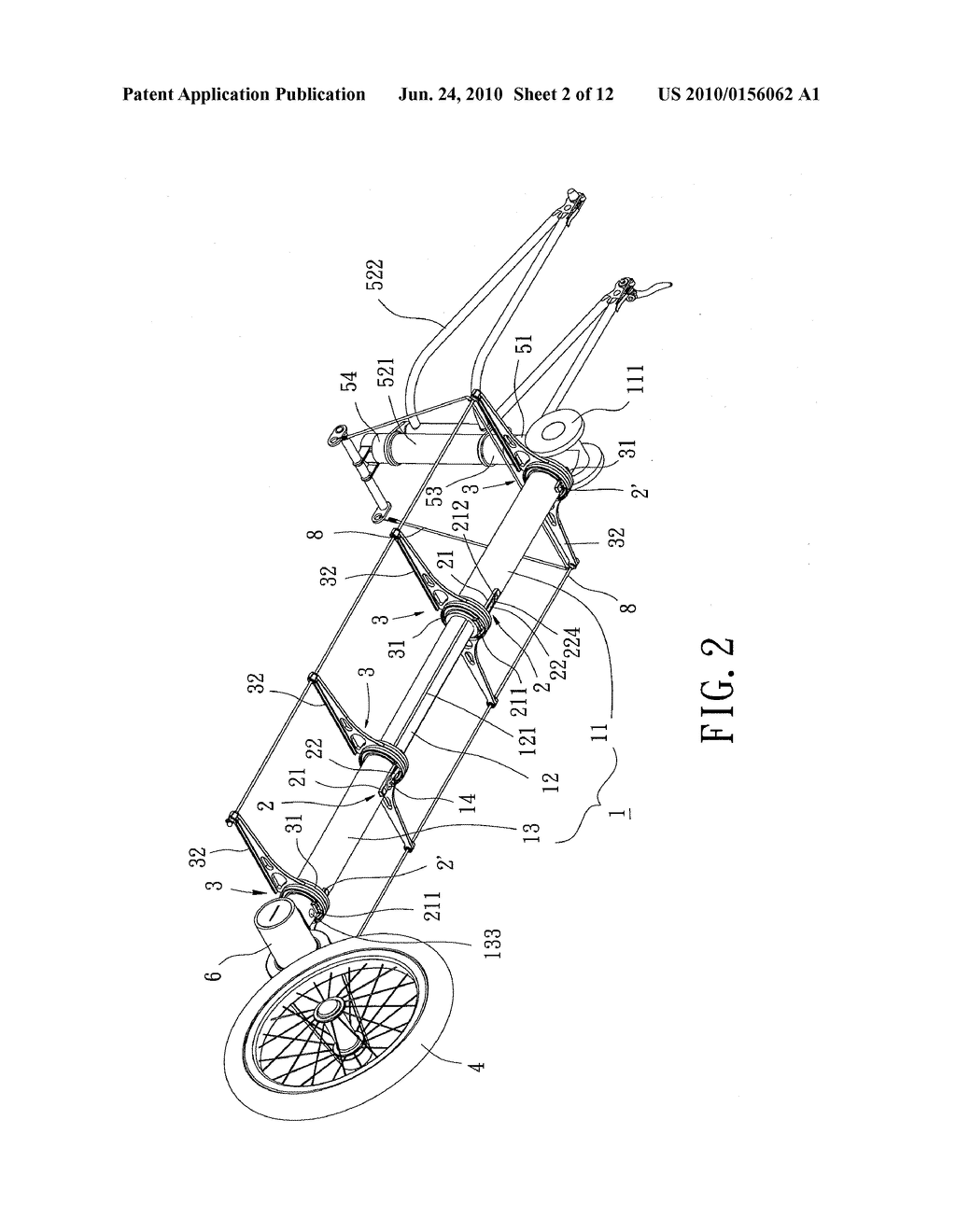 Carrying Trailer for Use with Bicycles - diagram, schematic, and image 03