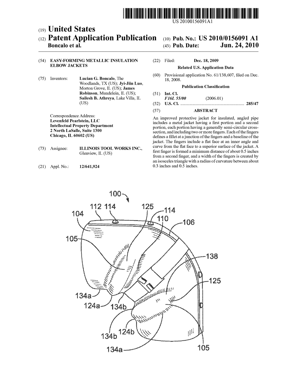 EASY-FORMING METALLIC INSULATION ELBOW JACKETS - diagram, schematic, and image 01