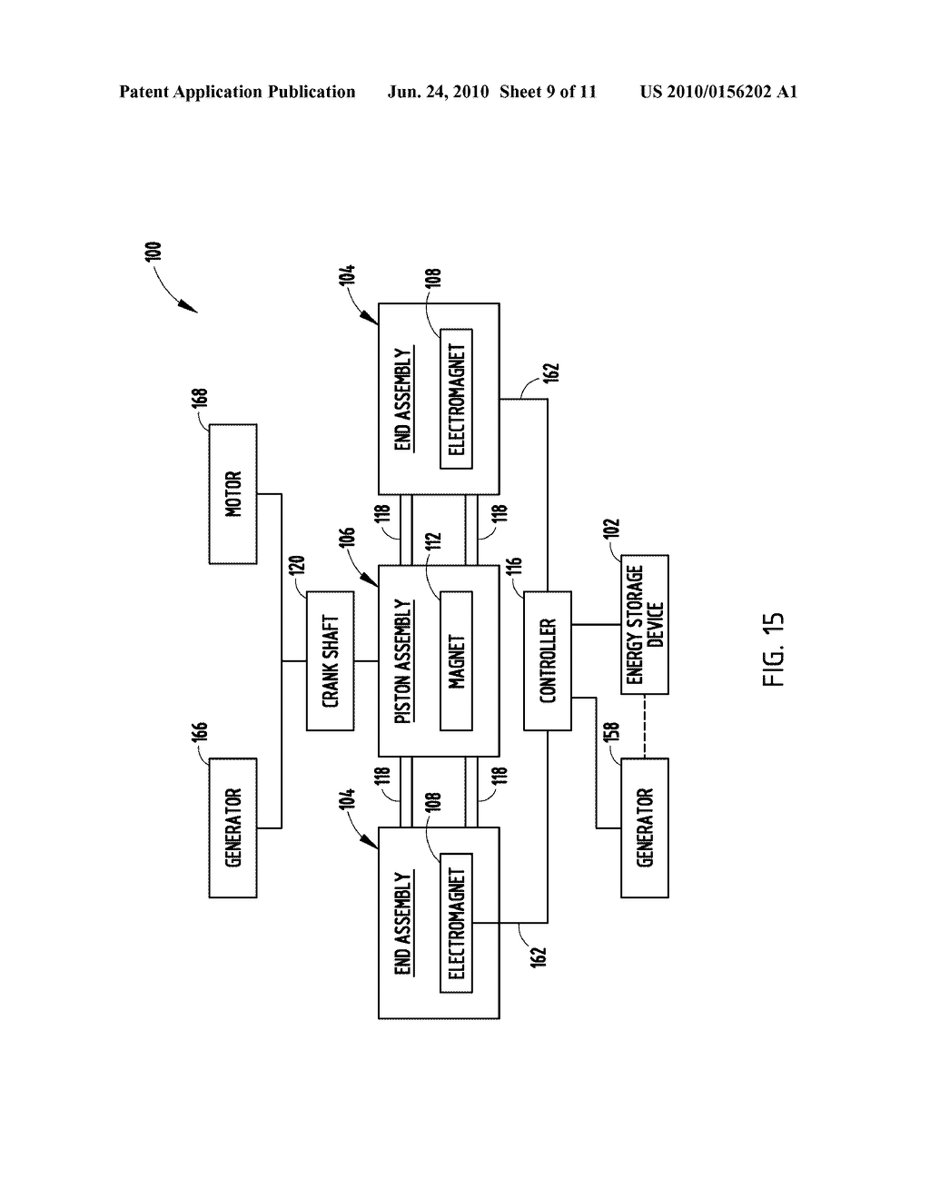 Reciprocating Dual-Action Piston Magnetic Force Motor and Method - diagram, schematic, and image 10