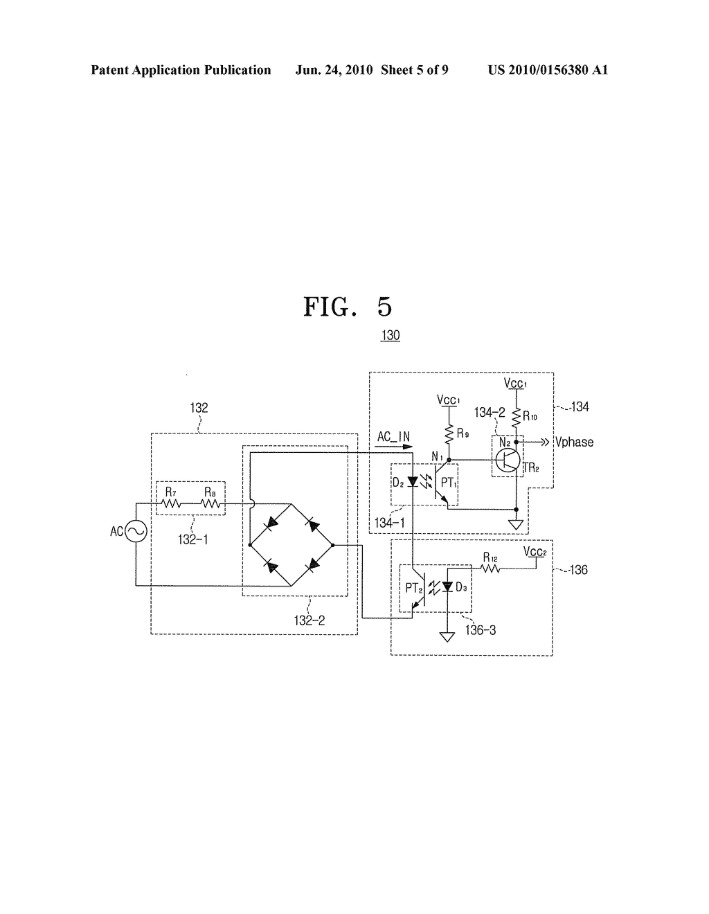 PHASE DETECTING DEVICE, PHASE CONTROL DEVICE INCLUDING THE PHASE DETECTING DEVICE, AND FUSER CONTROL DEVICE INCLUDING THE PHASE CONTROL DEVICE - diagram, schematic, and image 06