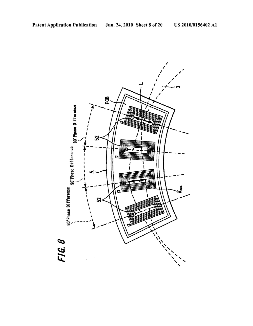 POSITION ENCODER AND A METHOD FOR DETECTING THE POSITION OF A MOVABLE PART OF A MACHINE - diagram, schematic, and image 09