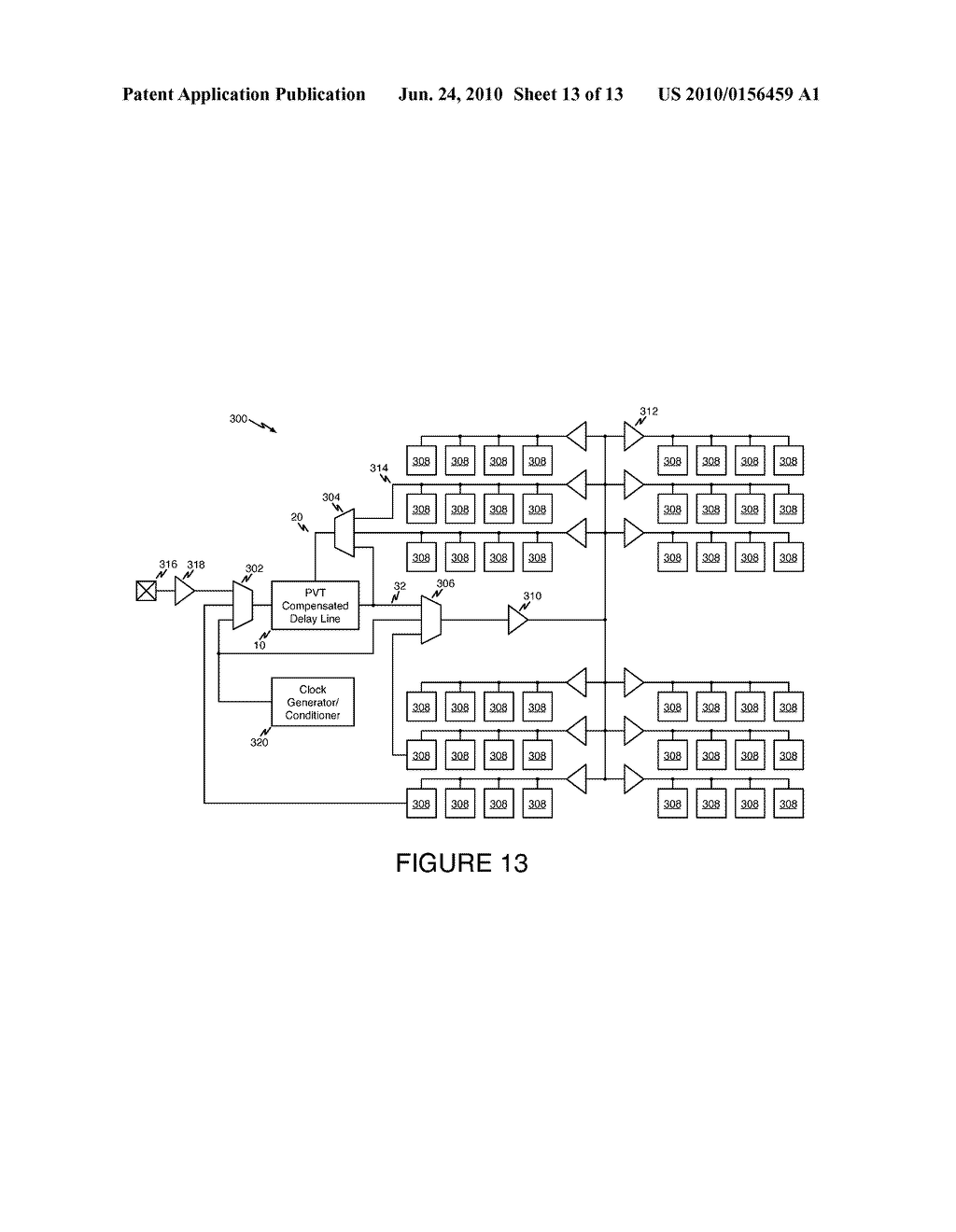 PROGRAMMABLE DELAY LINE COMPENSATED FOR PROCESS, VOLTAGE, AND TEMPERATURE - diagram, schematic, and image 14