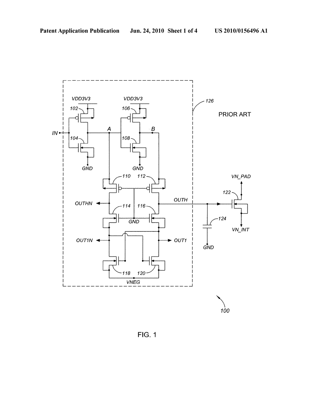 HIGH VOLTAGE SWITCH WITH REDUCED VOLTAGE STRESS AT OUTPUT STAGE - diagram, schematic, and image 02