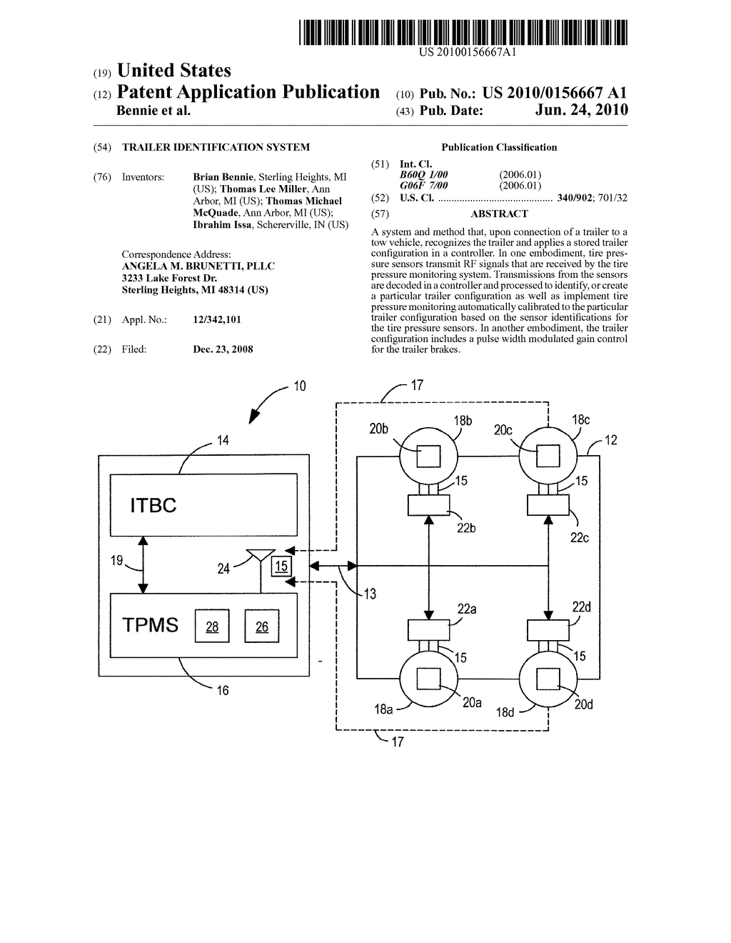 TRAILER IDENTIFICATION SYSTEM - diagram, schematic, and image 01