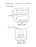 Power source apparatus for display and image display apparatus diagram and image