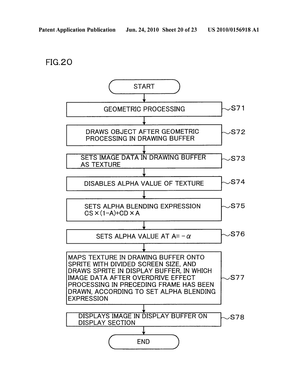 PROGRAM, INFORMATION STORAGE MEDIUM, IMAGE GENERATION SYSTEM, AND IMAGE GENERATION METHOD FOR GENERATING AN IMAGE FOR OVERDRIVING THE DISPLAY DEVICE - diagram, schematic, and image 21