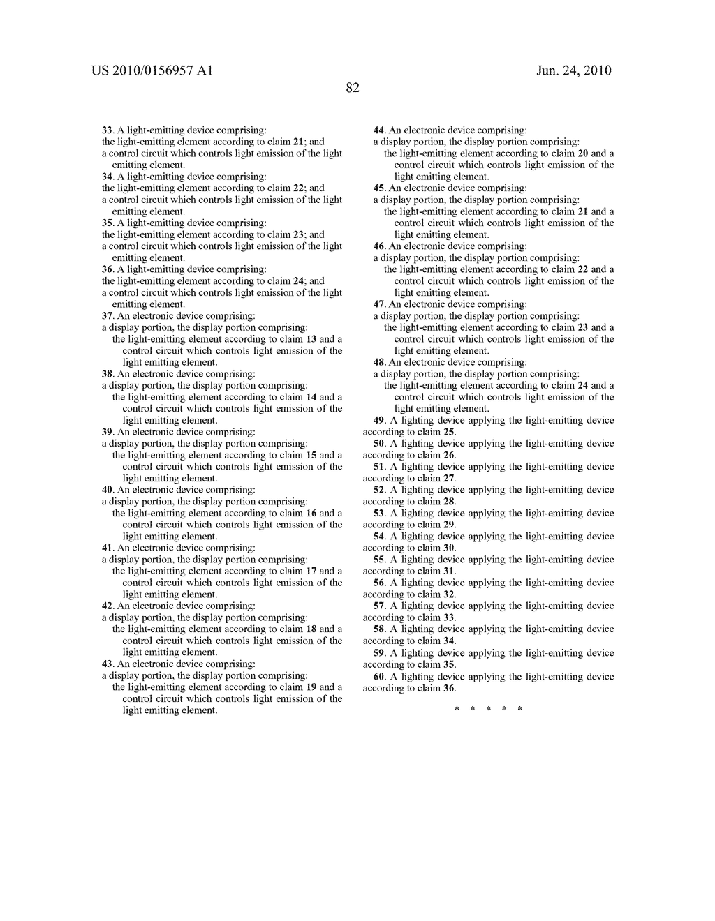 ORGANIC COMPOUND, ANTHRACENE DERIVATIVE, AND LIGHT-EMITTING ELEMENTS, LIGHT-EMITTING DEVICES, ELECTRONIC DEVICES, AND LIGHTING DEVICES USING THE ANTHRACENE DERIVATIVE - diagram, schematic, and image 101