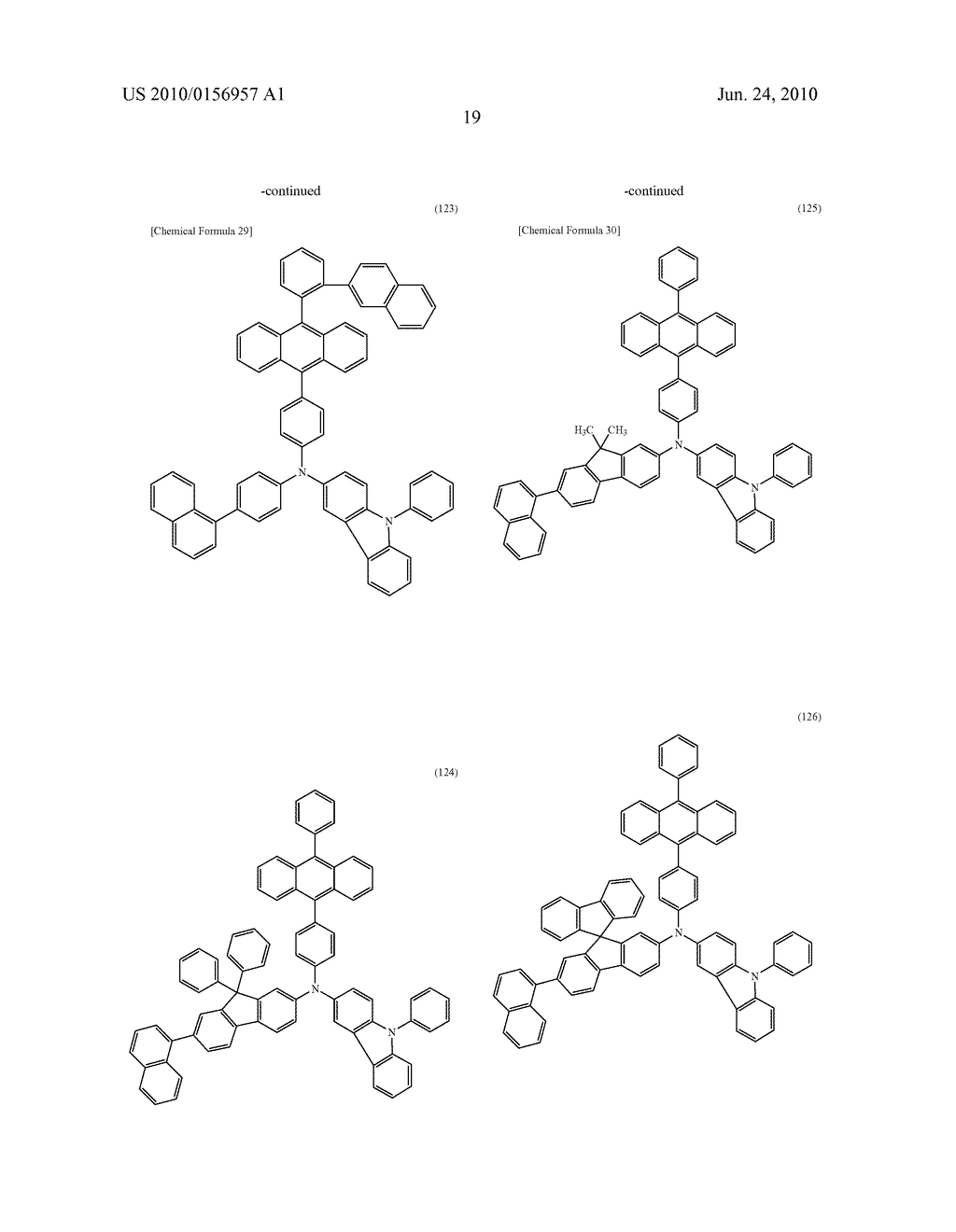 ORGANIC COMPOUND, ANTHRACENE DERIVATIVE, AND LIGHT-EMITTING ELEMENTS, LIGHT-EMITTING DEVICES, ELECTRONIC DEVICES, AND LIGHTING DEVICES USING THE ANTHRACENE DERIVATIVE - diagram, schematic, and image 38