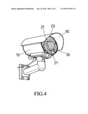 Close-circuit television camera having an UPS system diagram and image