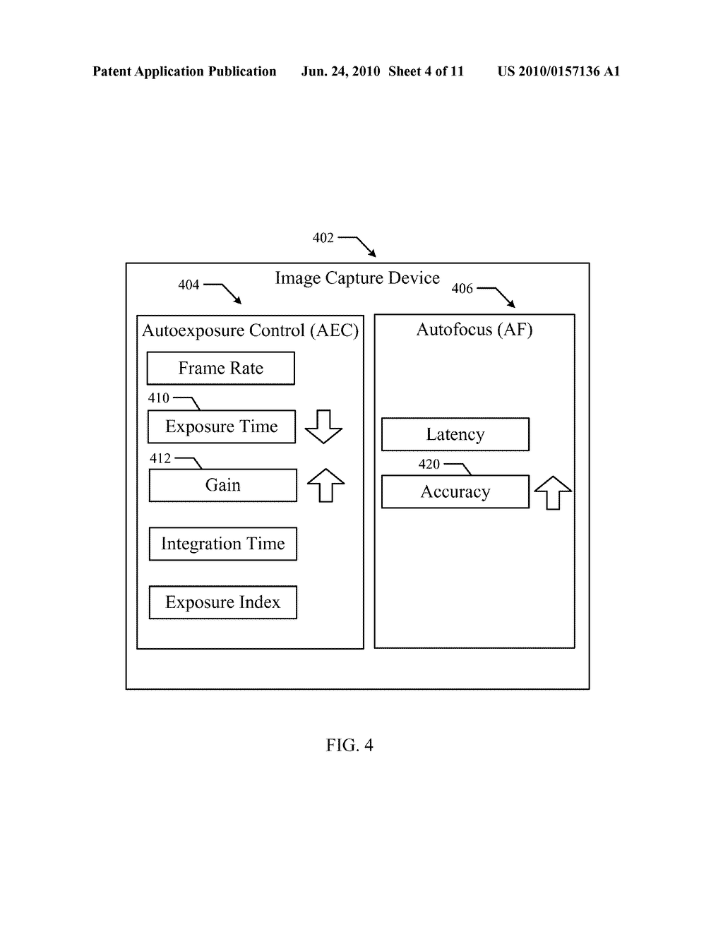 SYSTEM AND METHOD TO AUTOFOCUS ASSISTED BY AUTOEXPOSURE CONTROL - diagram, schematic, and image 05