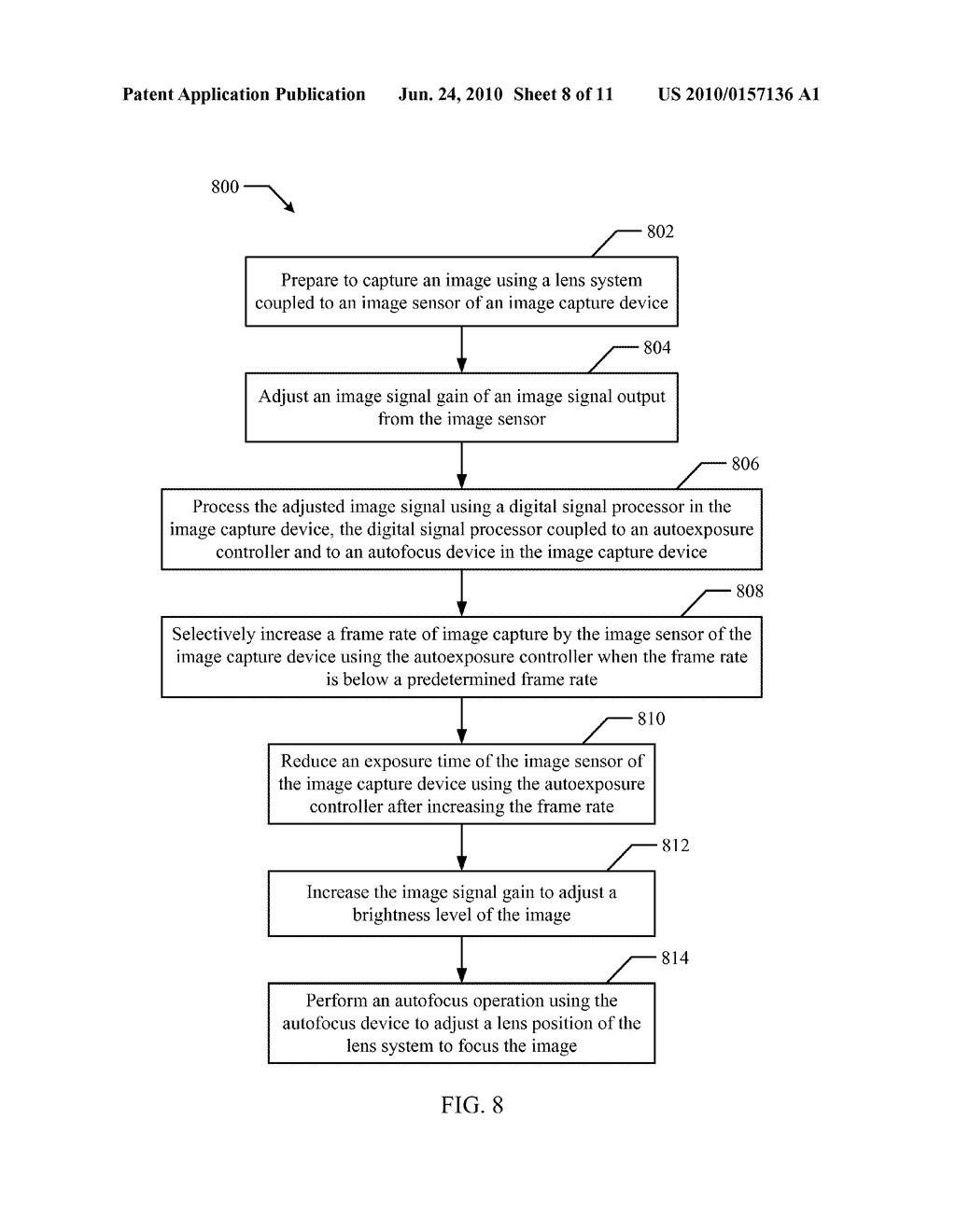 SYSTEM AND METHOD TO AUTOFOCUS ASSISTED BY AUTOEXPOSURE CONTROL - diagram, schematic, and image 09