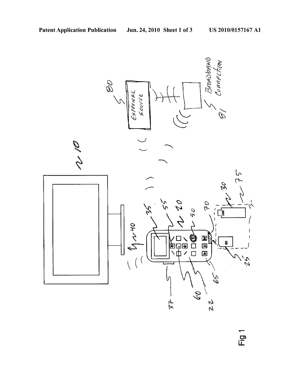DISPLAY SYSTEM AND REMOTE CONTROL FOR USE THEREWITH - diagram, schematic, and image 02