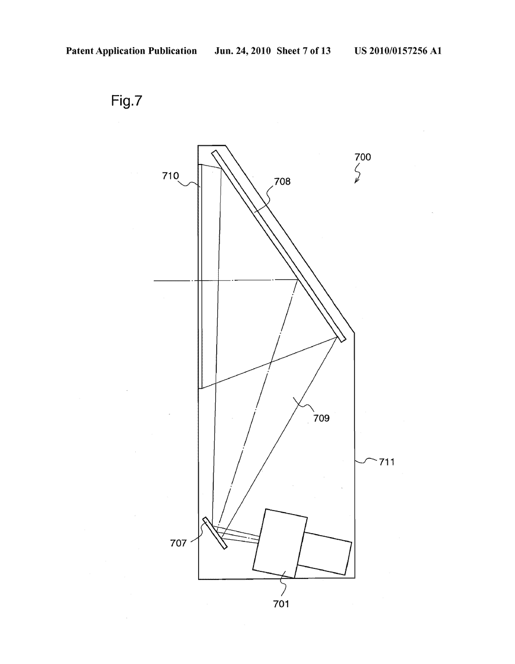 IMAGE PROJECTION DEVICE AND REAR PROJECTION TYPE DISPLAY DEVICE - diagram, schematic, and image 08