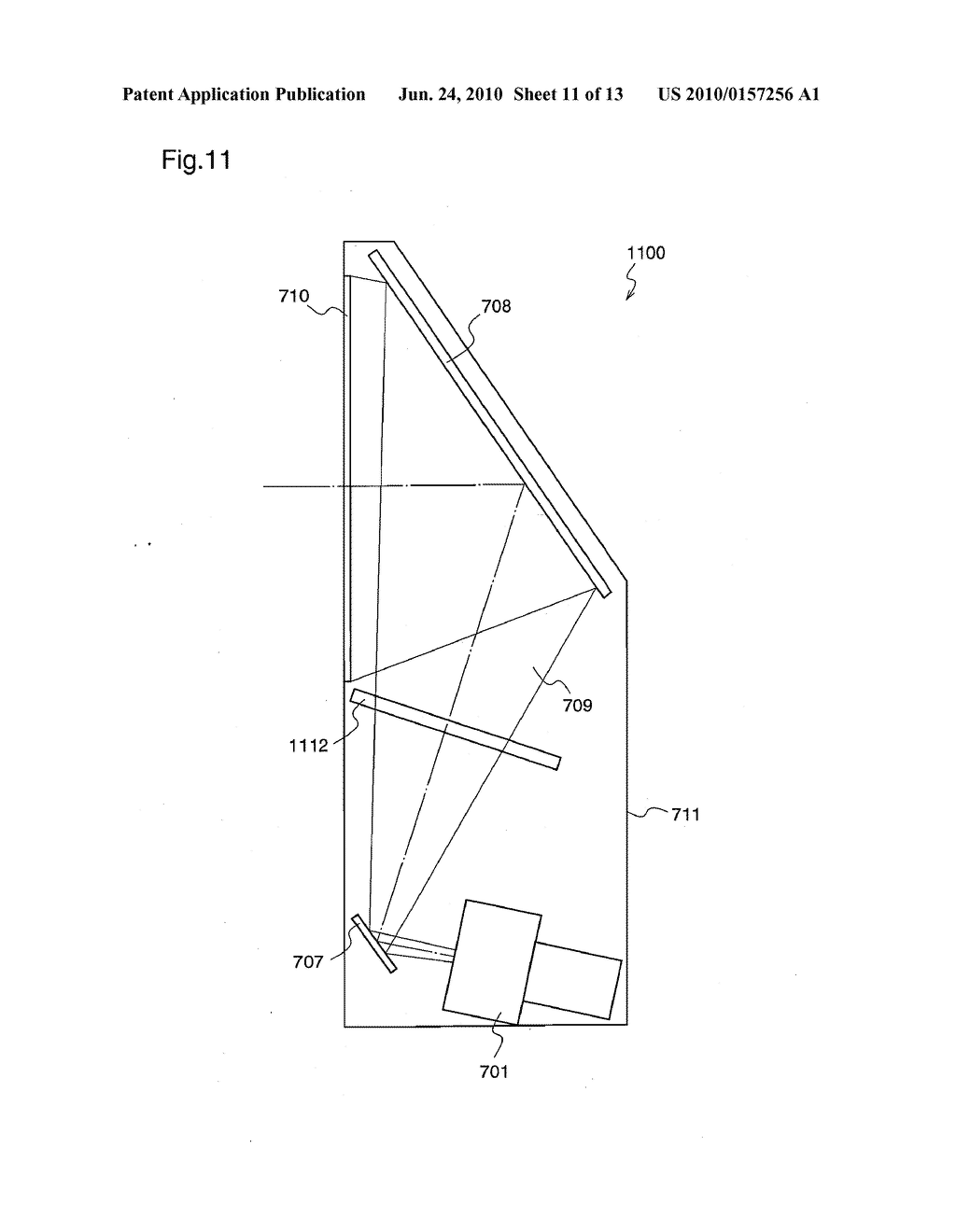 IMAGE PROJECTION DEVICE AND REAR PROJECTION TYPE DISPLAY DEVICE - diagram, schematic, and image 12