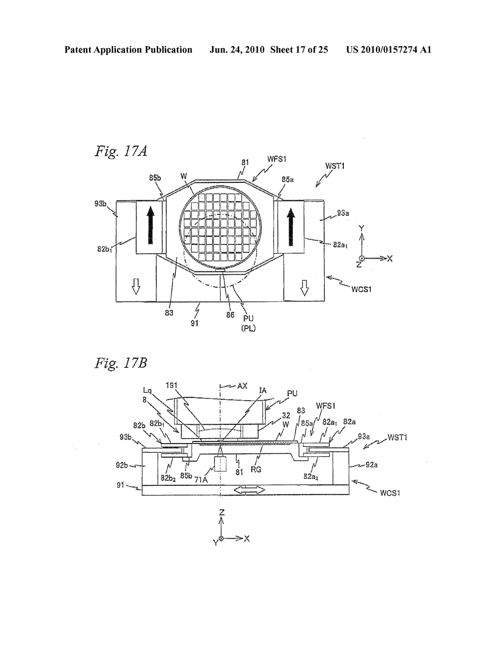 EXPOSURE APPARATUS, EXPOSURE METHOD, AND DEVICE MANUFACTURING METHOD - diagram, schematic, and image 18