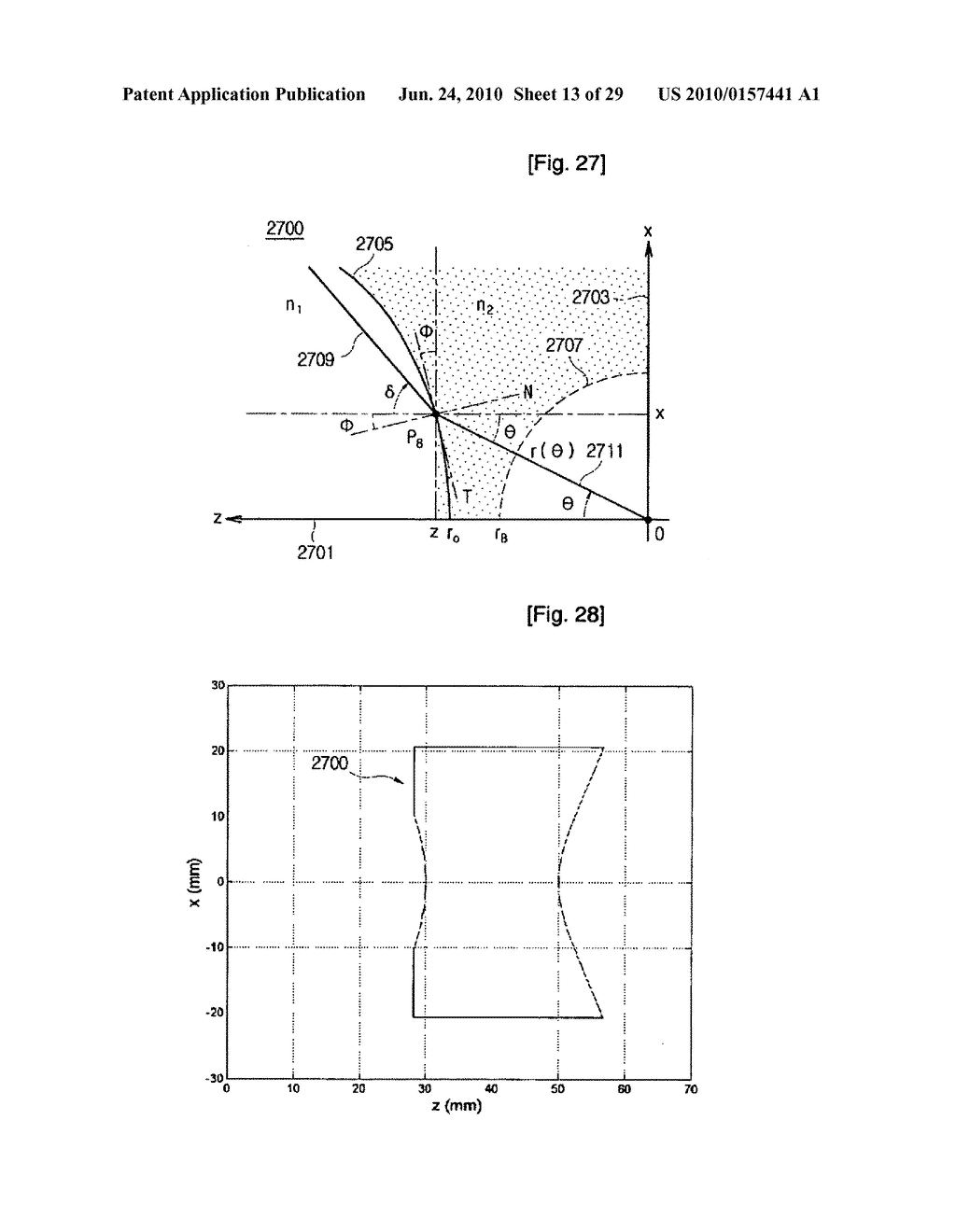 OPTICAL COMPONENTS INCLUDING LENS HAVING AT LEAST ONE ASPHERICAL REFRACTIVE SURFACE - diagram, schematic, and image 14