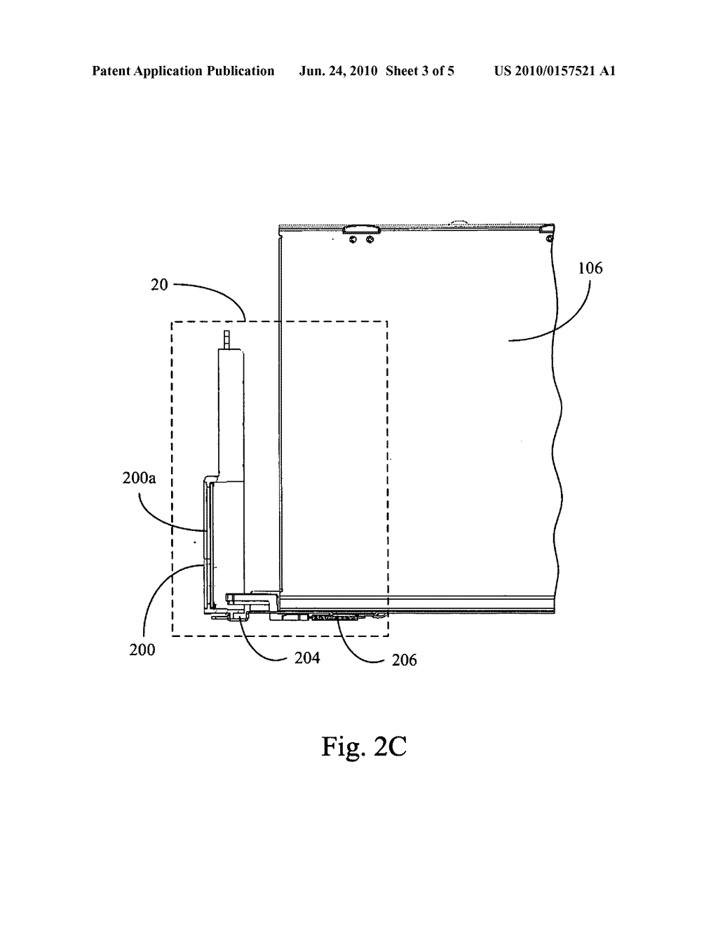 Blocking device adapted in a blade server and blade server - diagram, schematic, and image 04