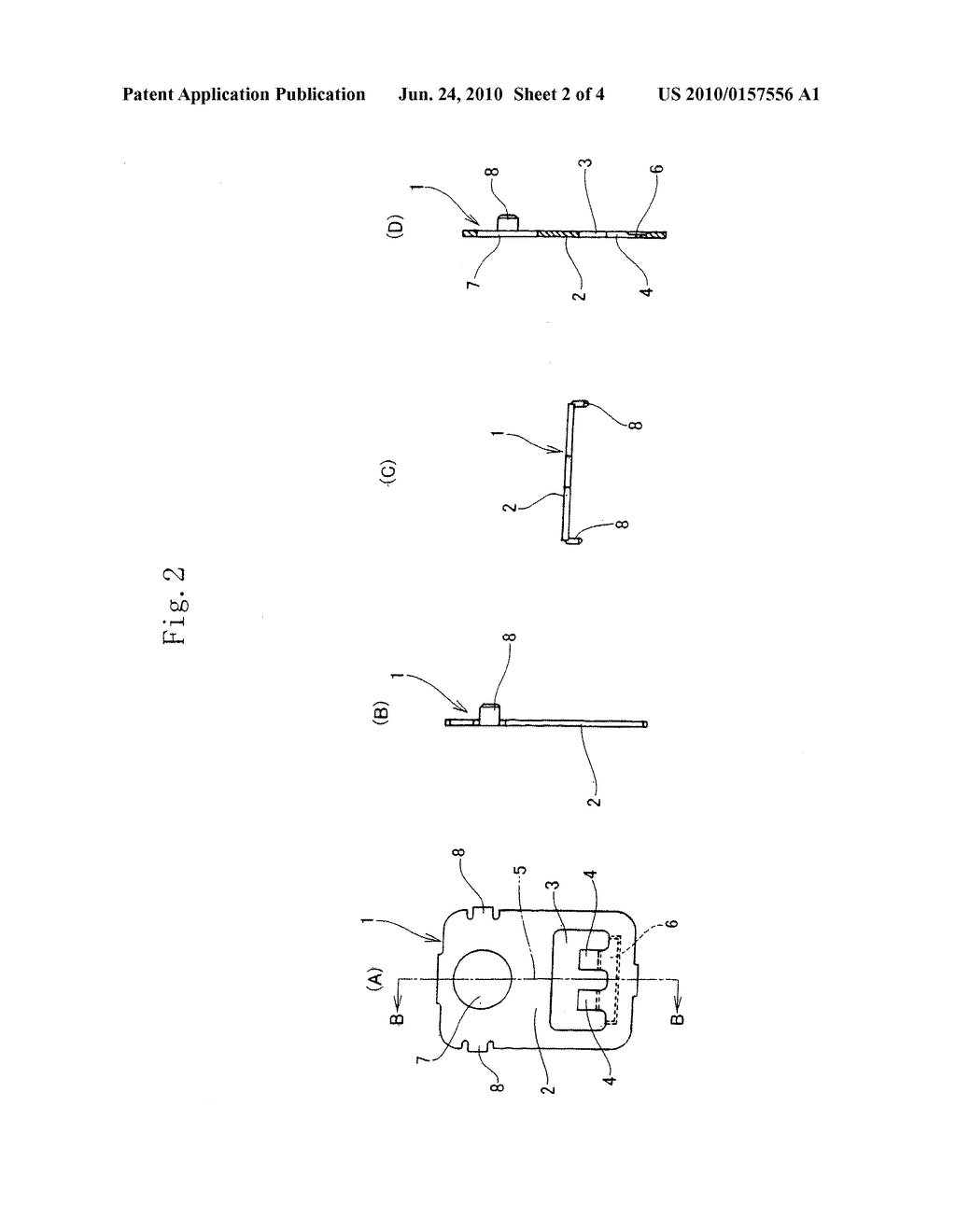Surface mounting lug terminal and method for mounting the same - diagram, schematic, and image 03