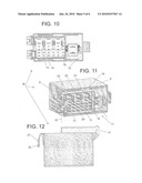 AUTOMOTIVE ELECTROMECHANIC RELAY BASE WITH PARALLEL TERMINALS, FOR USE IN MULTIPLE PINS BOXES, WITH FAST ELECTRIC CENTRAL CLAMPING SYSTEM diagram and image