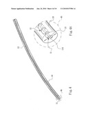 Light-emitting strip structure with light guiding effect diagram and image