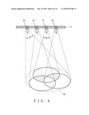 Illuminative module for emitting white light via mixing the primary colors with fourth color diagram and image