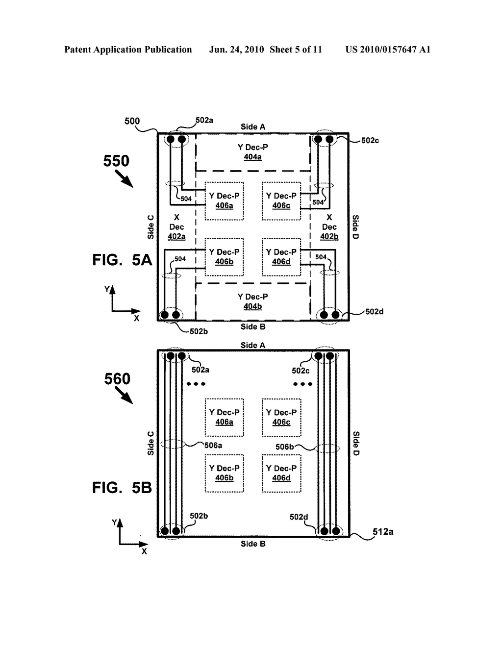 Memory access circuits and layout of the same for cross-point memory arrays - diagram, schematic, and image 06