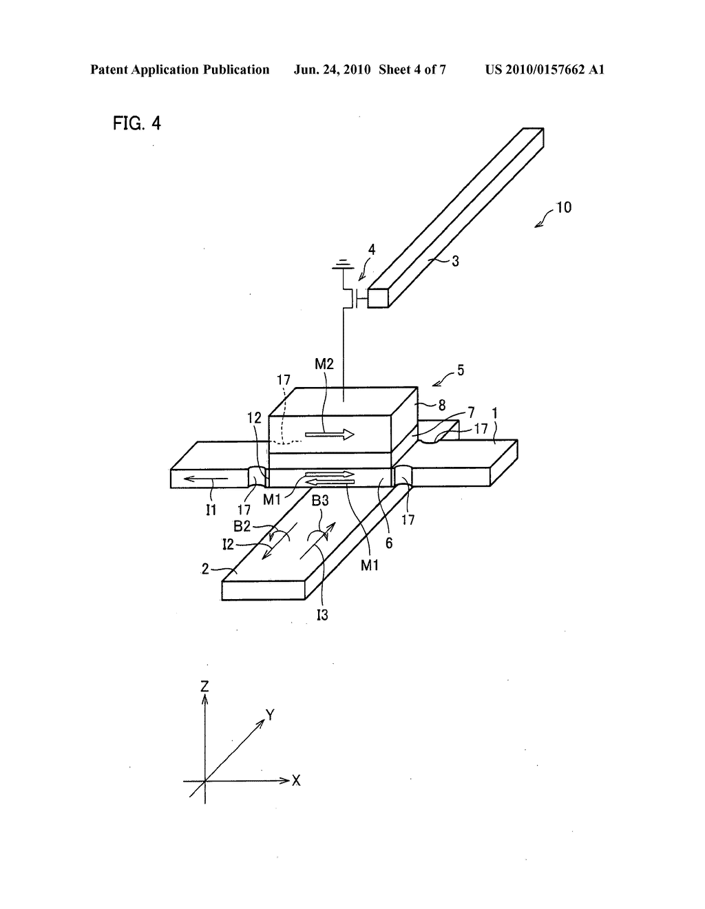 MRAM AND METHOD FOR WRITING IN MRAM - diagram, schematic, and image 05