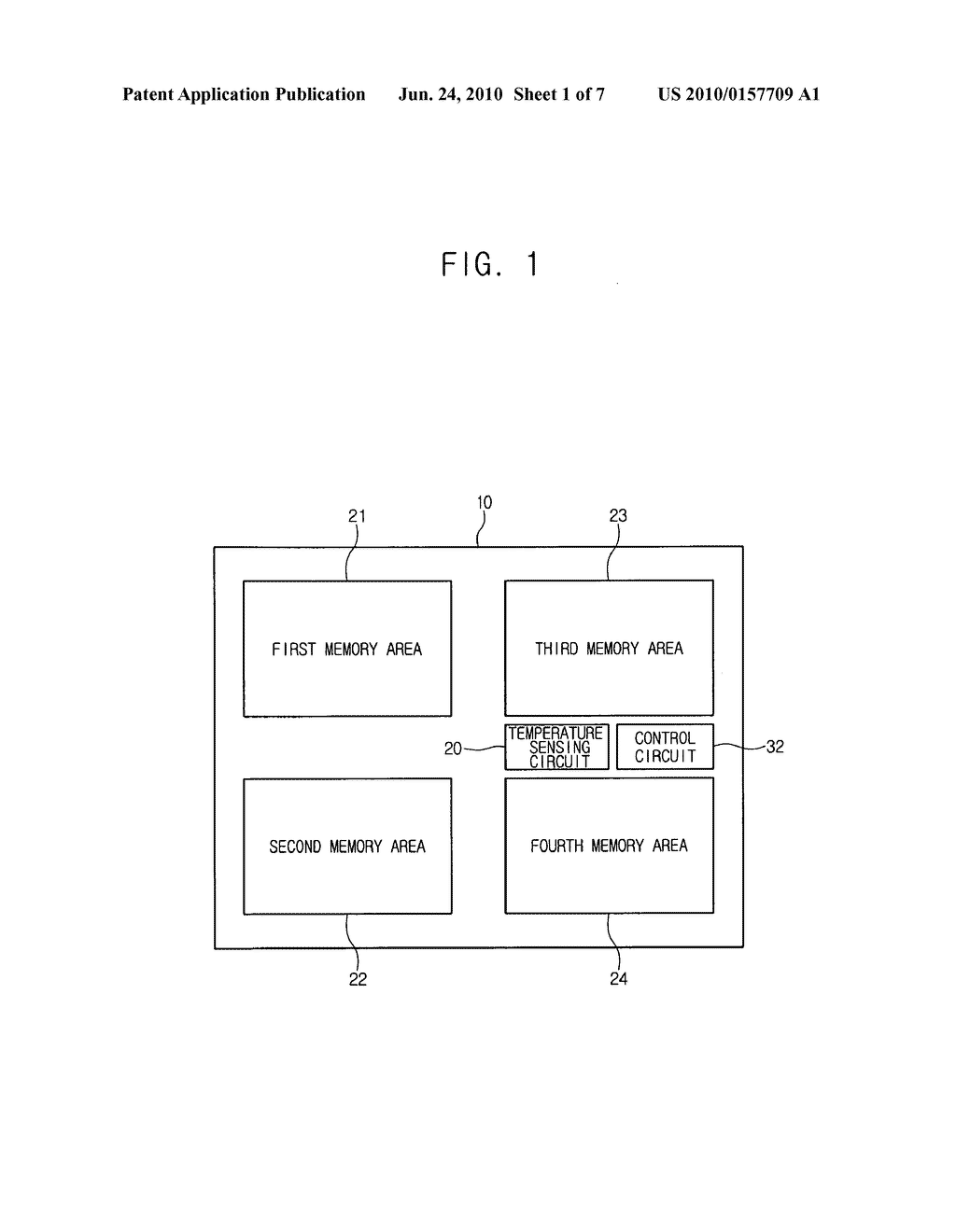 Semiconductor memory device having shared temperature control circuit - diagram, schematic, and image 02