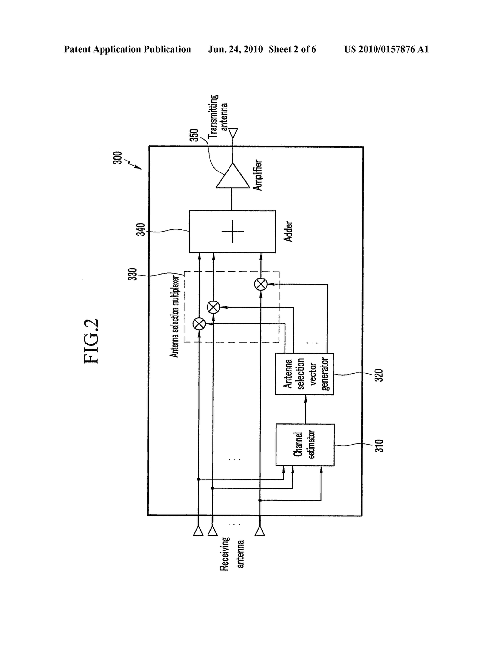 METHOD FOR SELECTIVE TRANSMITTING/RECEIVING ANTENNA REPETITION - diagram, schematic, and image 03