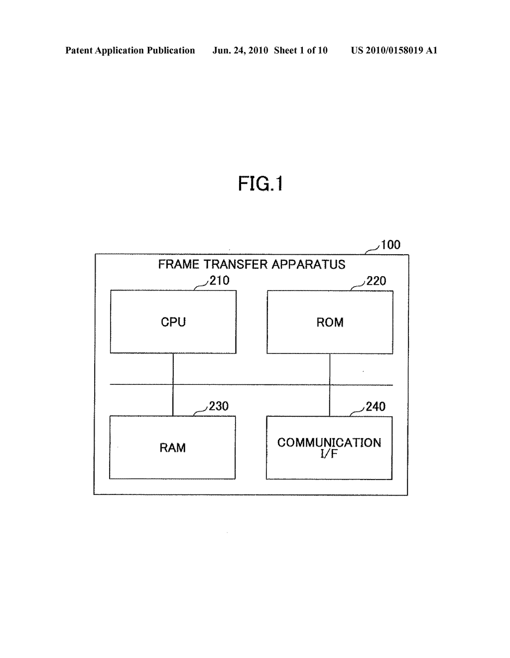 FRAME TRANSFER APPARATUS AND FRAME TRANSFER METHOD - diagram, schematic, and image 02