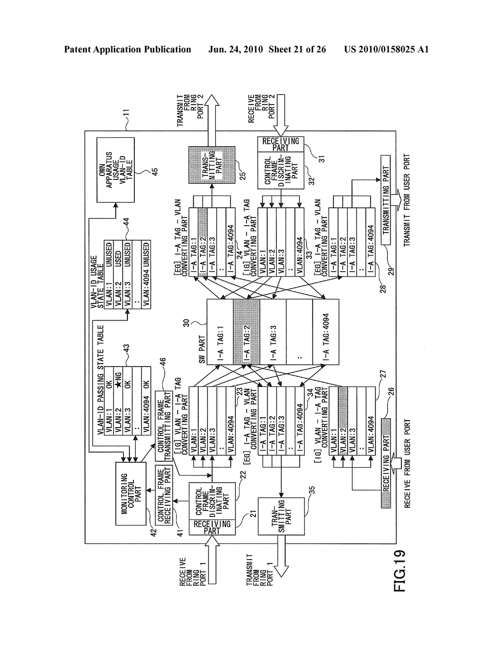 BRIDGE APPARATUS AND VIRTUAL NETWORK SWITCHING METHOD - diagram, schematic, and image 22