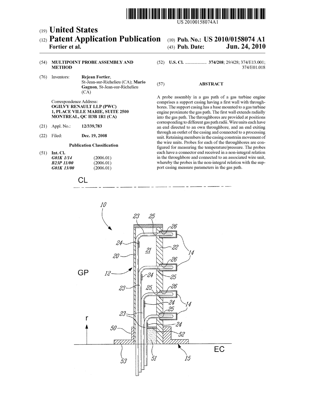 MULTIPOINT PROBE ASSEMBLY AND METHOD - diagram, schematic, and image 01