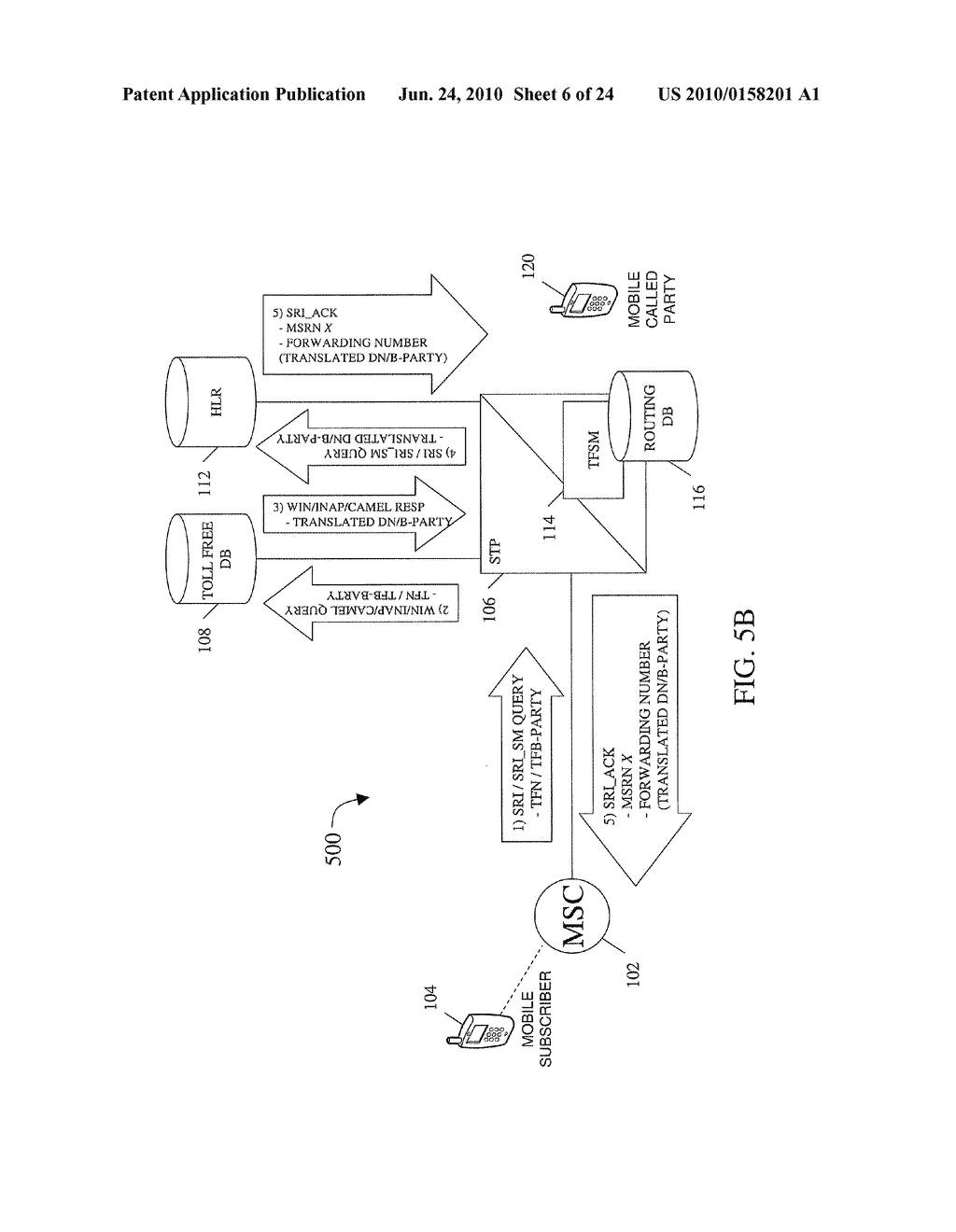 SYSTEMS, METHODS, AND COMPUTER READABLE MEDIA FOR PROVIDING TOLL-FREE SERVICE IN A TELECOMMUNICATIONS NETWORK - diagram, schematic, and image 07