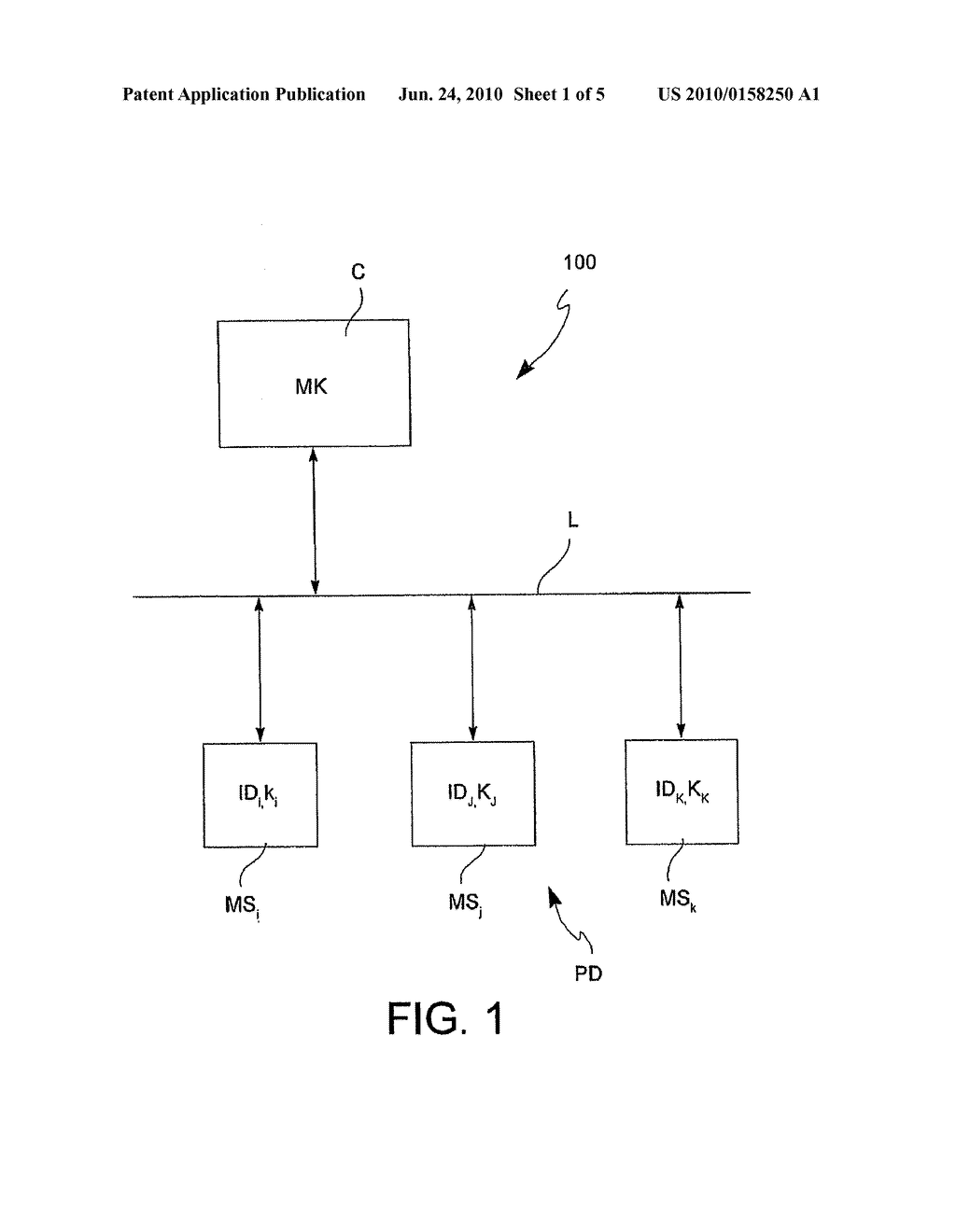 MESSAGE TRANSMISSION METHOD, PREFERABLY FOR AN ENERGY DISTRIBUTION NETWORK - diagram, schematic, and image 02