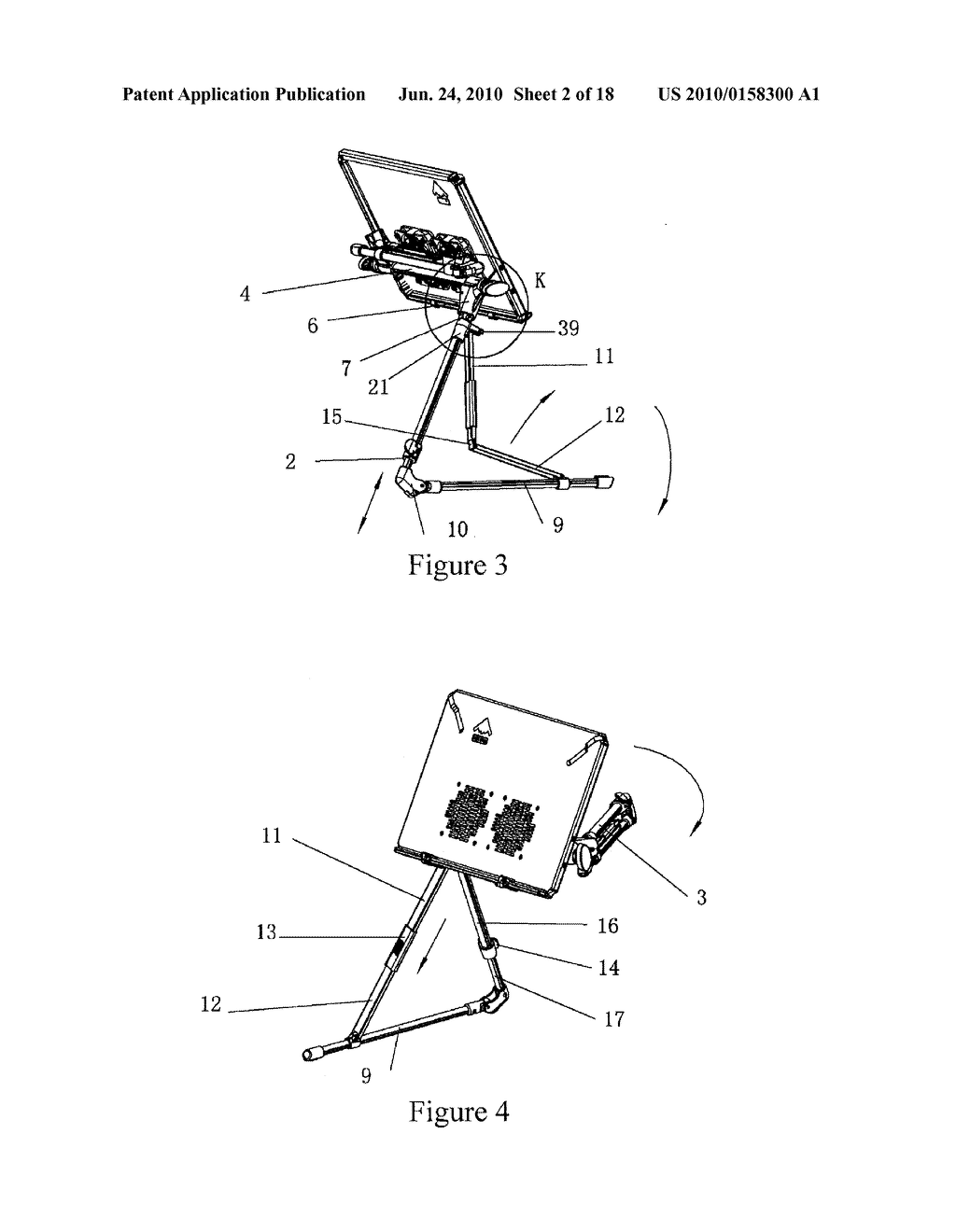 Foldable Table for Notebook-Computer - diagram, schematic, and image 03