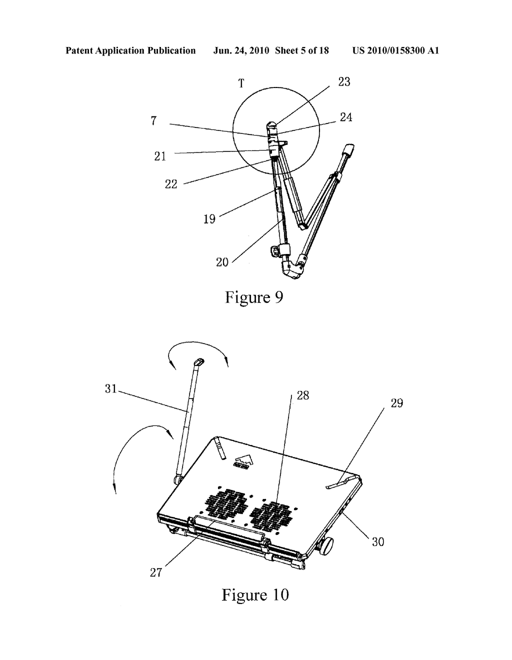 Foldable Table for Notebook-Computer - diagram, schematic, and image 06