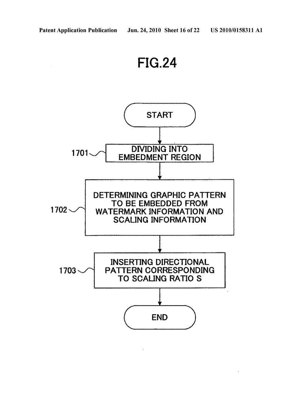 Electronic watermark embedding device, electronic watermark detecting device, and programs therefor - diagram, schematic, and image 17