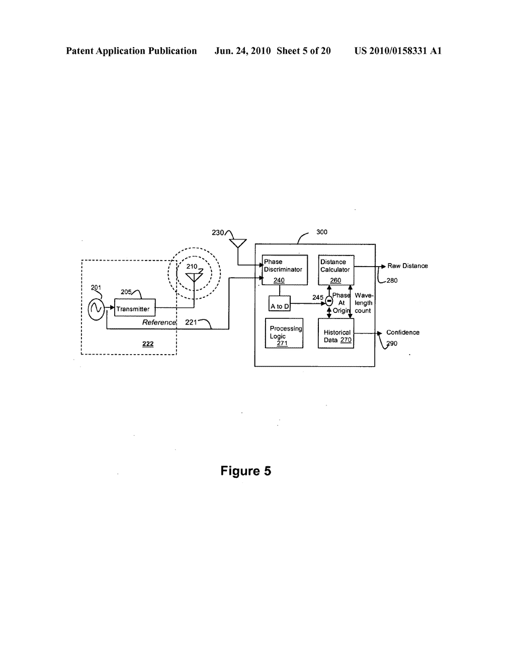 SYSTEM AND METHOD FOR DETERMINING ABSOLUTE POSITION USING A MULTIPLE WAVELENGTH SIGNAL - diagram, schematic, and image 06
