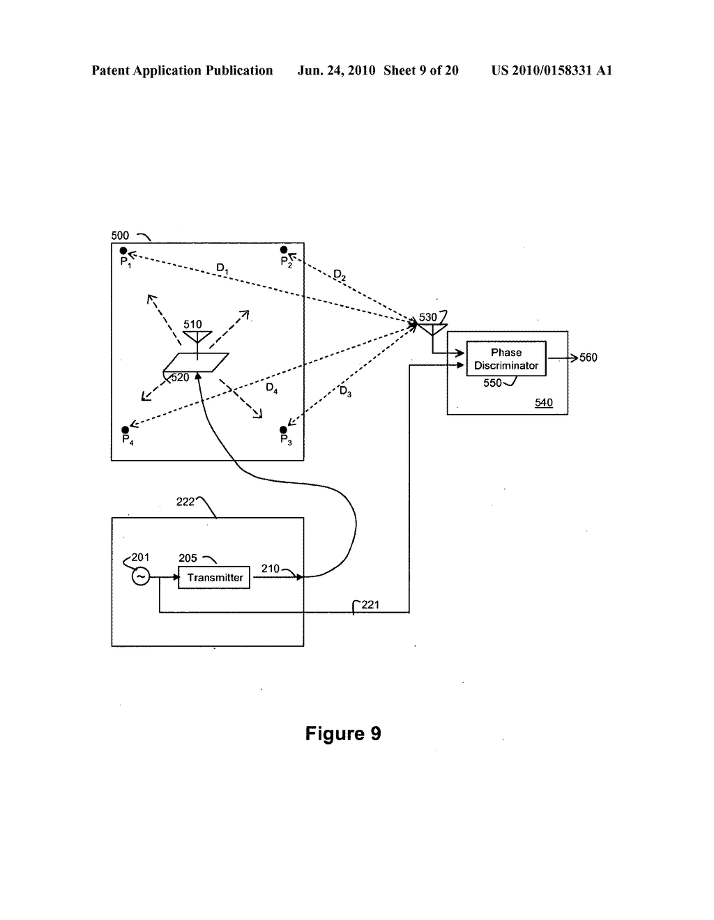 SYSTEM AND METHOD FOR DETERMINING ABSOLUTE POSITION USING A MULTIPLE WAVELENGTH SIGNAL - diagram, schematic, and image 10