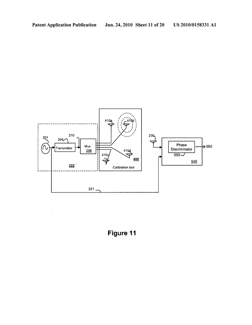 SYSTEM AND METHOD FOR DETERMINING ABSOLUTE POSITION USING A MULTIPLE WAVELENGTH SIGNAL - diagram, schematic, and image 12