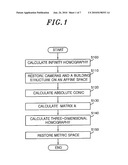 METHOD FOR RESTORATION OF BUILDING STRUCTURE USING INFINITY HOMOGRAPHIES CALCULATED BASED ON PARALLELOGRAMS diagram and image