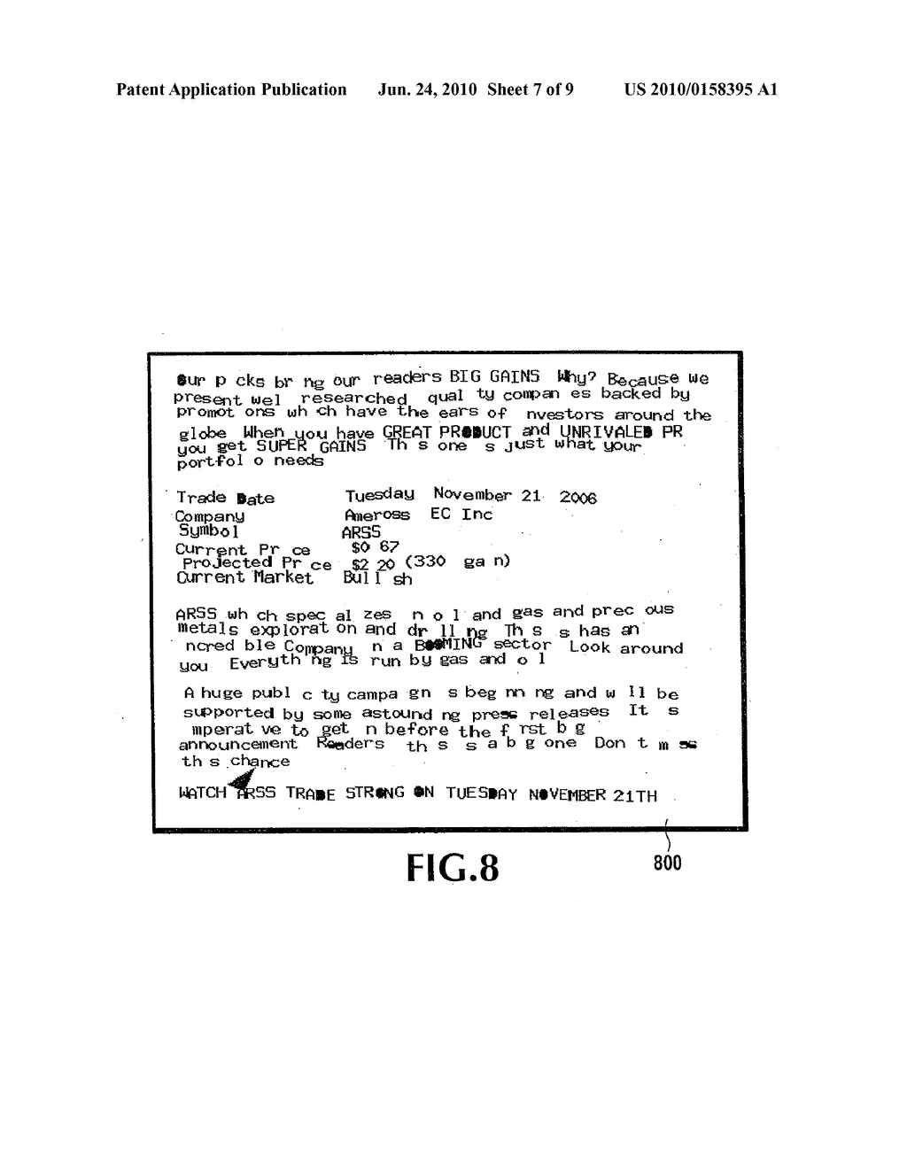 METHOD AND SYSTEM FOR DETECTING IMAGE SPAM - diagram, schematic, and image 08