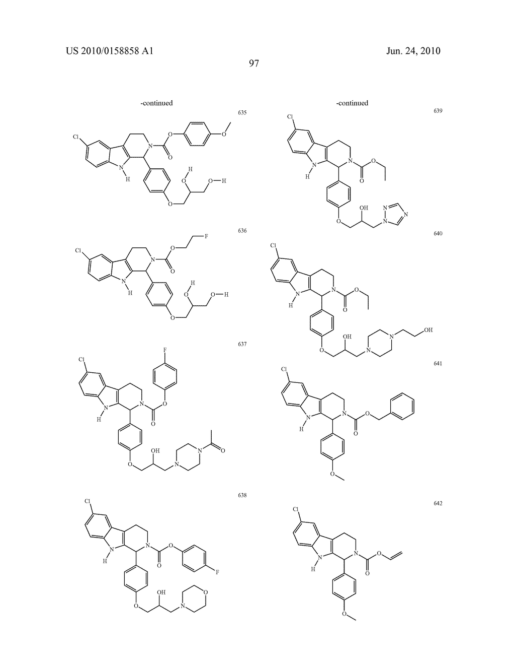 ADMINISTRATION OF CARBOLINE DERIVATIVES USEFUL IN THE TREATMENT OF CANCER AND OTHER DISEASES - diagram, schematic, and image 103